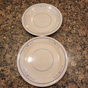 Corelle Needlepoint 7.25" Bread Plate, Set Of 2